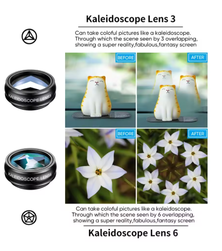 APEXEL 10-in-1 Phone Lens Kit for Smartphones